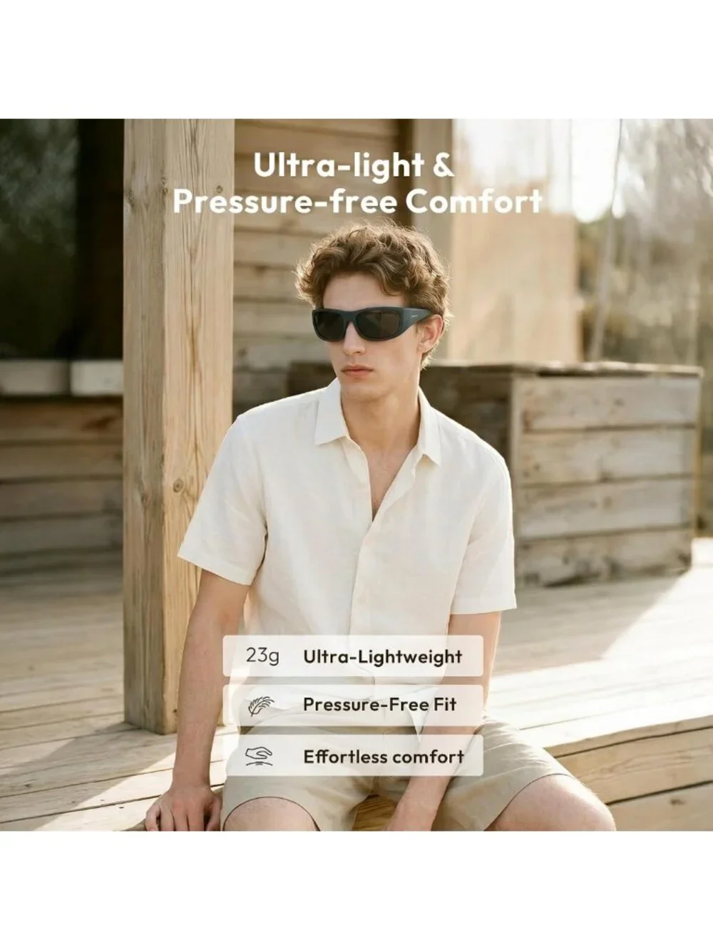 Polarized UV400 Sunglasses for Men & Women - Sport Wrap Around Shades for